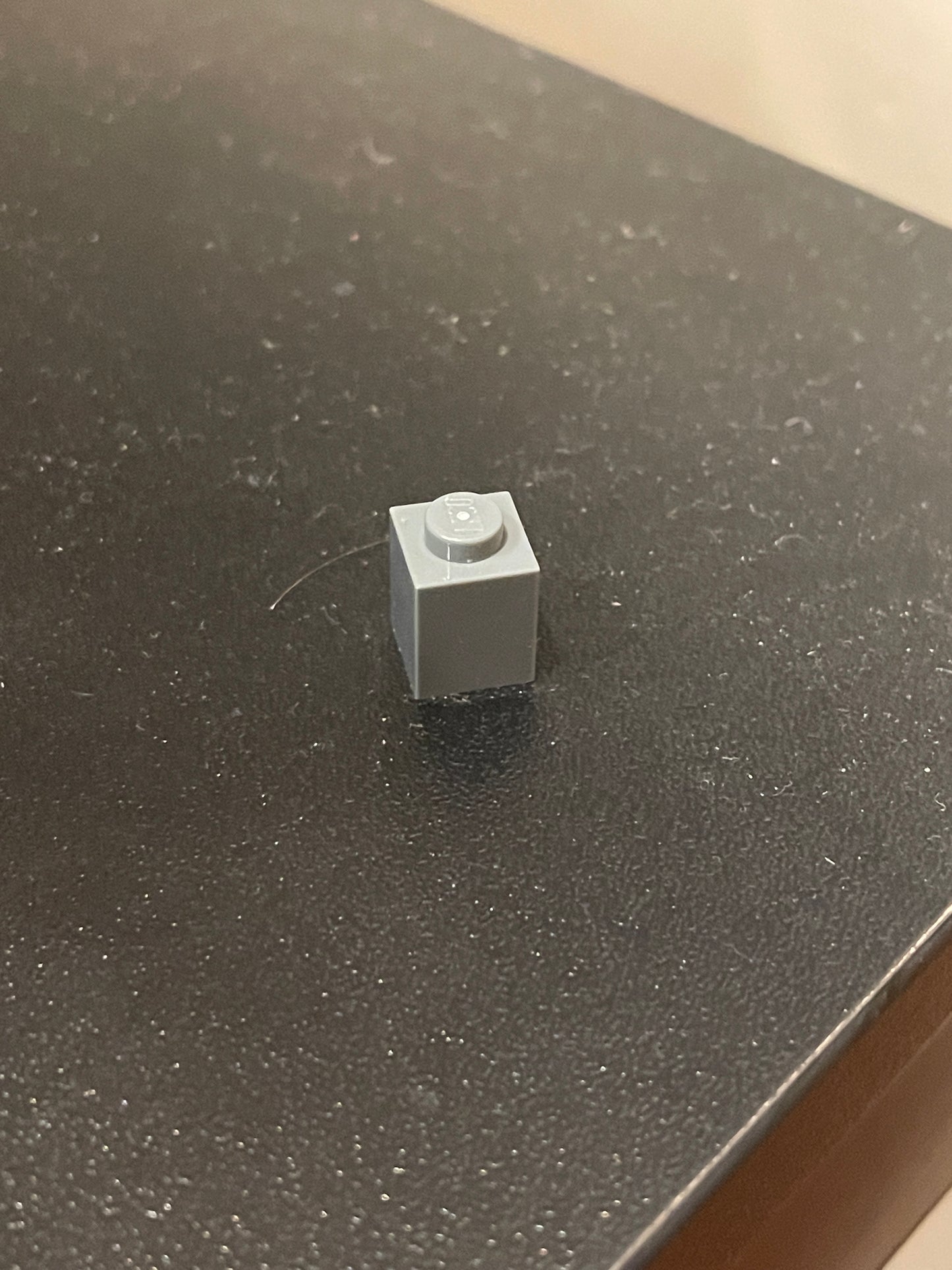 One single lego brick.